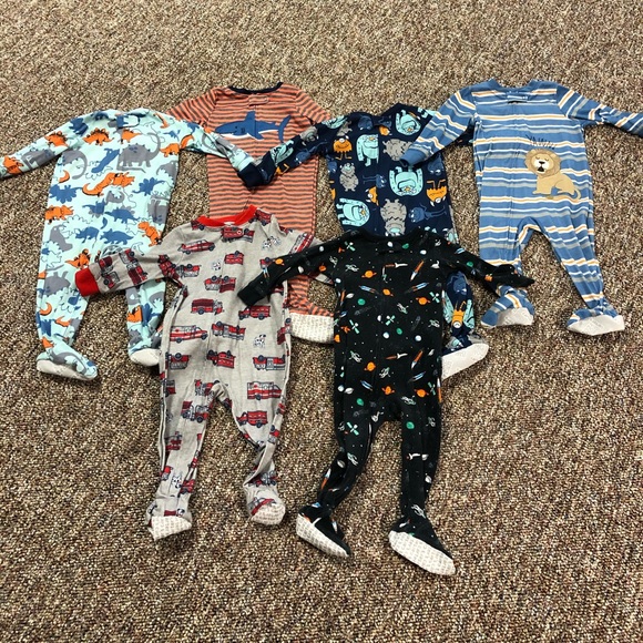 12 month footed sleepers